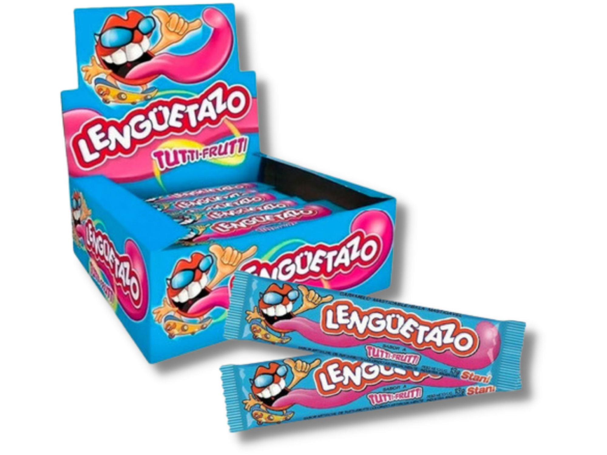 CAR. LENGUETAZO TUTTI FRUTTI 18x32x13g