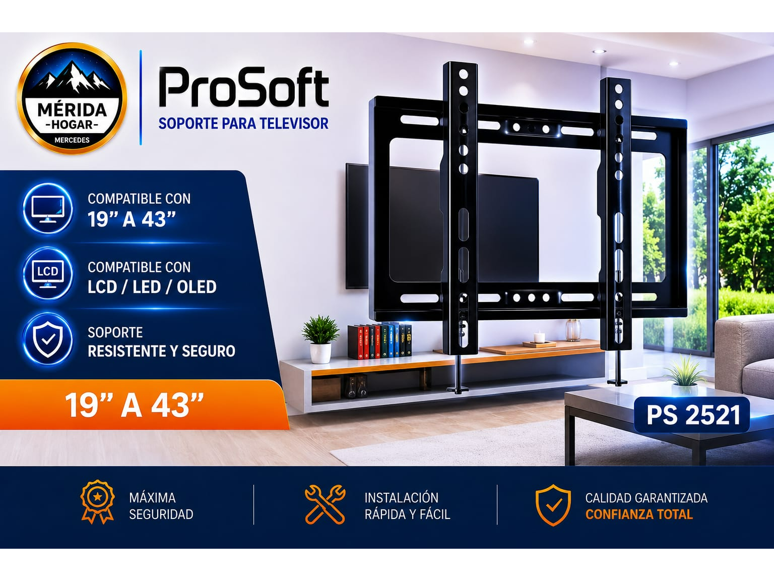 Soporte para Televisor ProSoft