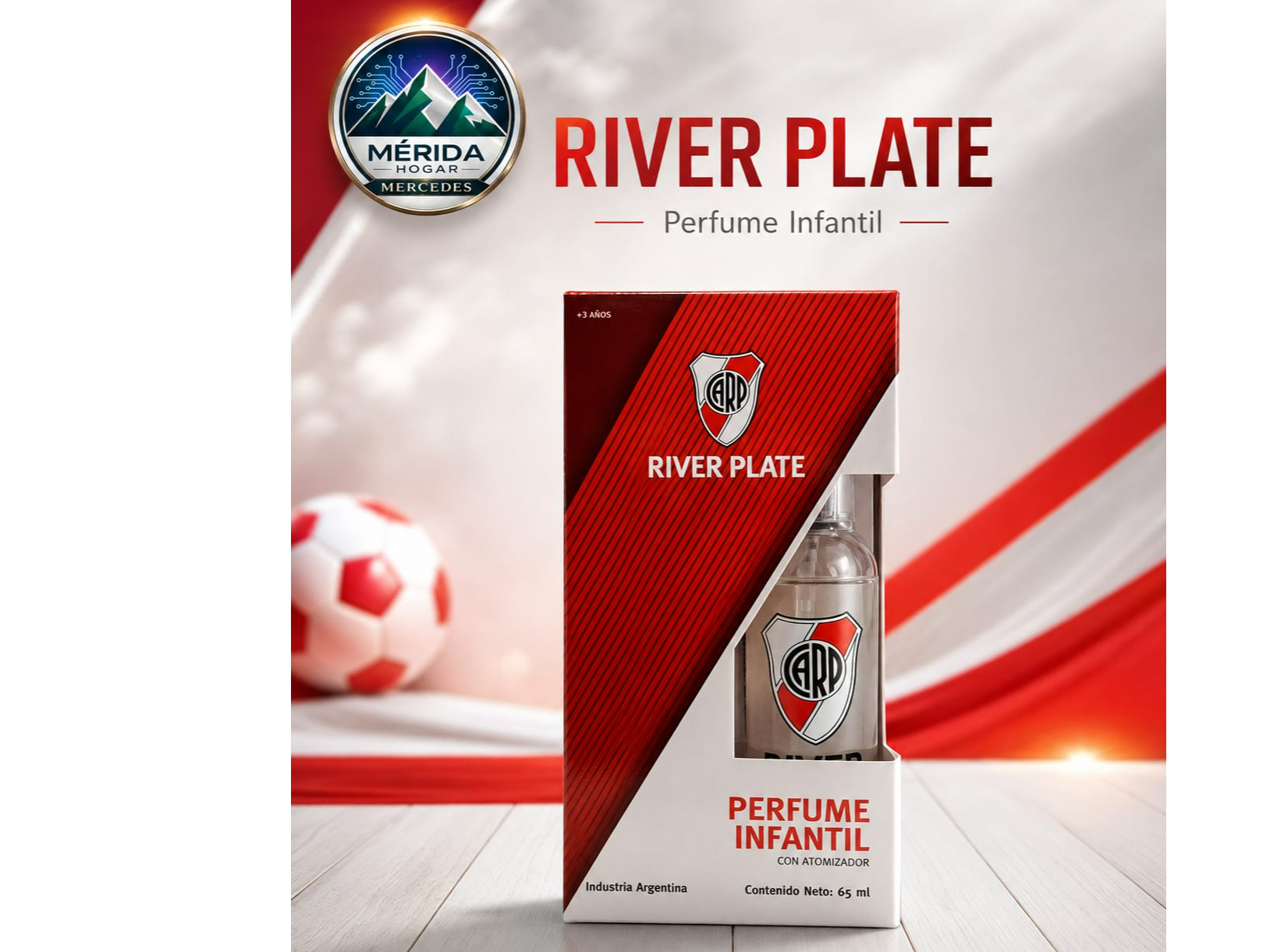 Body Splash Infantil River Plate 65ml