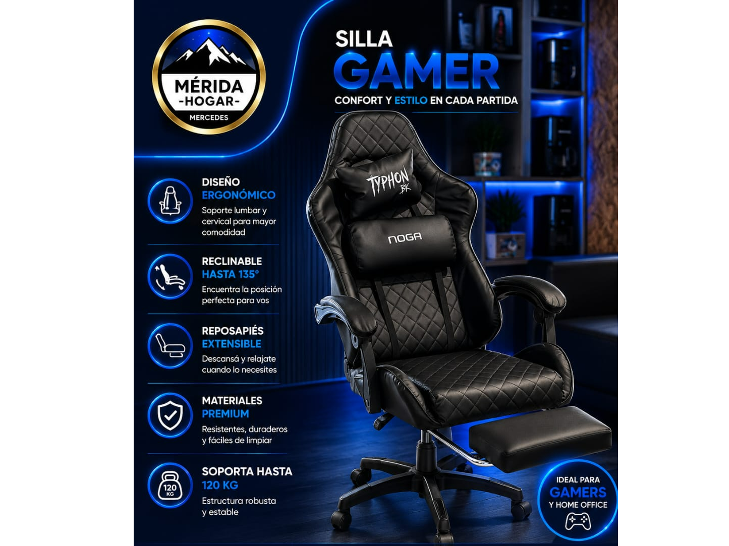 Silla Gamer NOGA