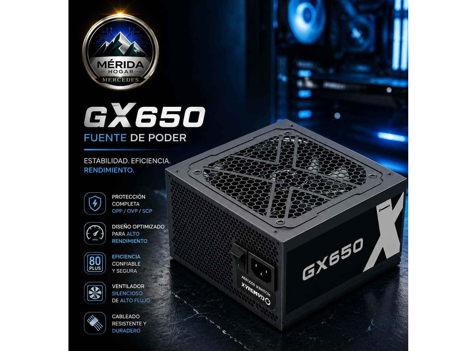 Fuente de Poder GX 650