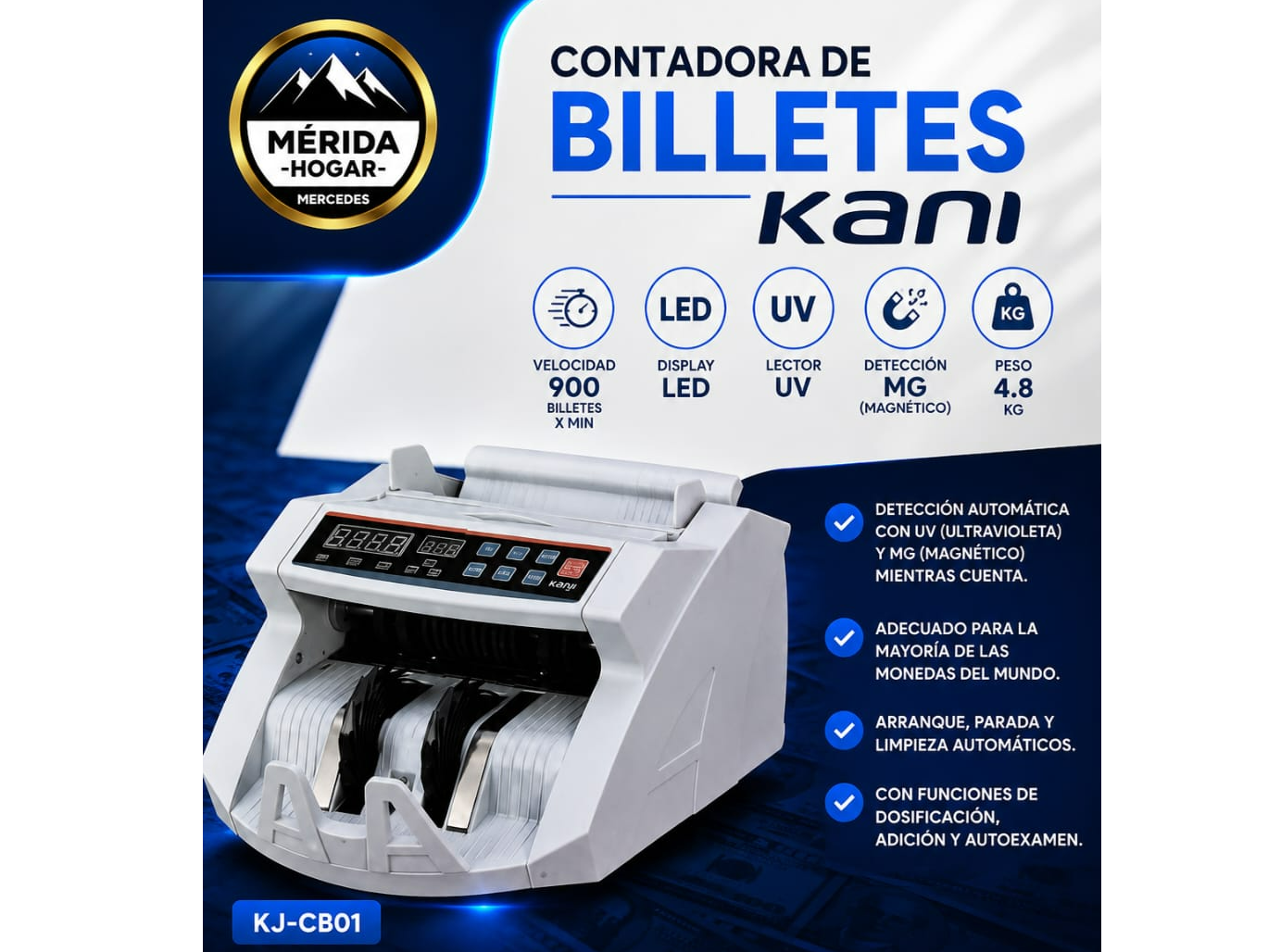 Contadora de Billetes KANI