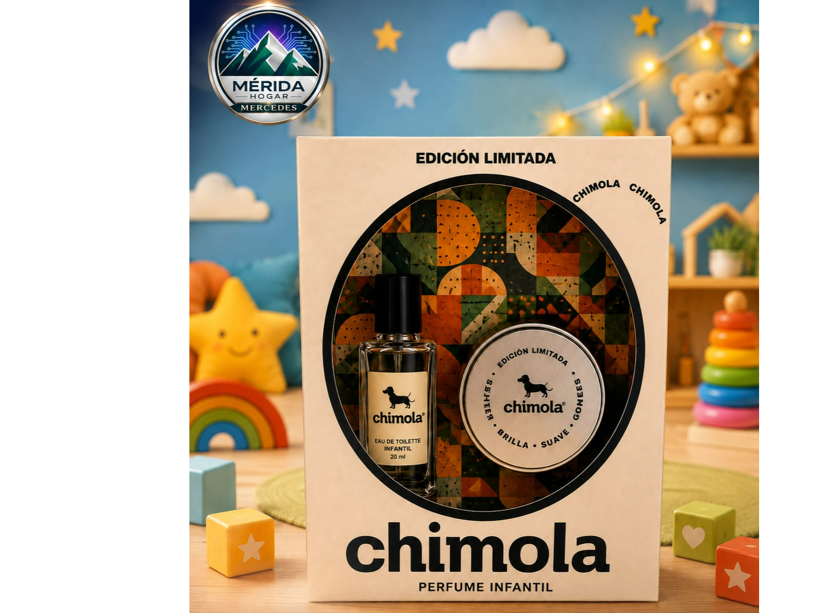 Cofre Chimola Perfume + Espejo