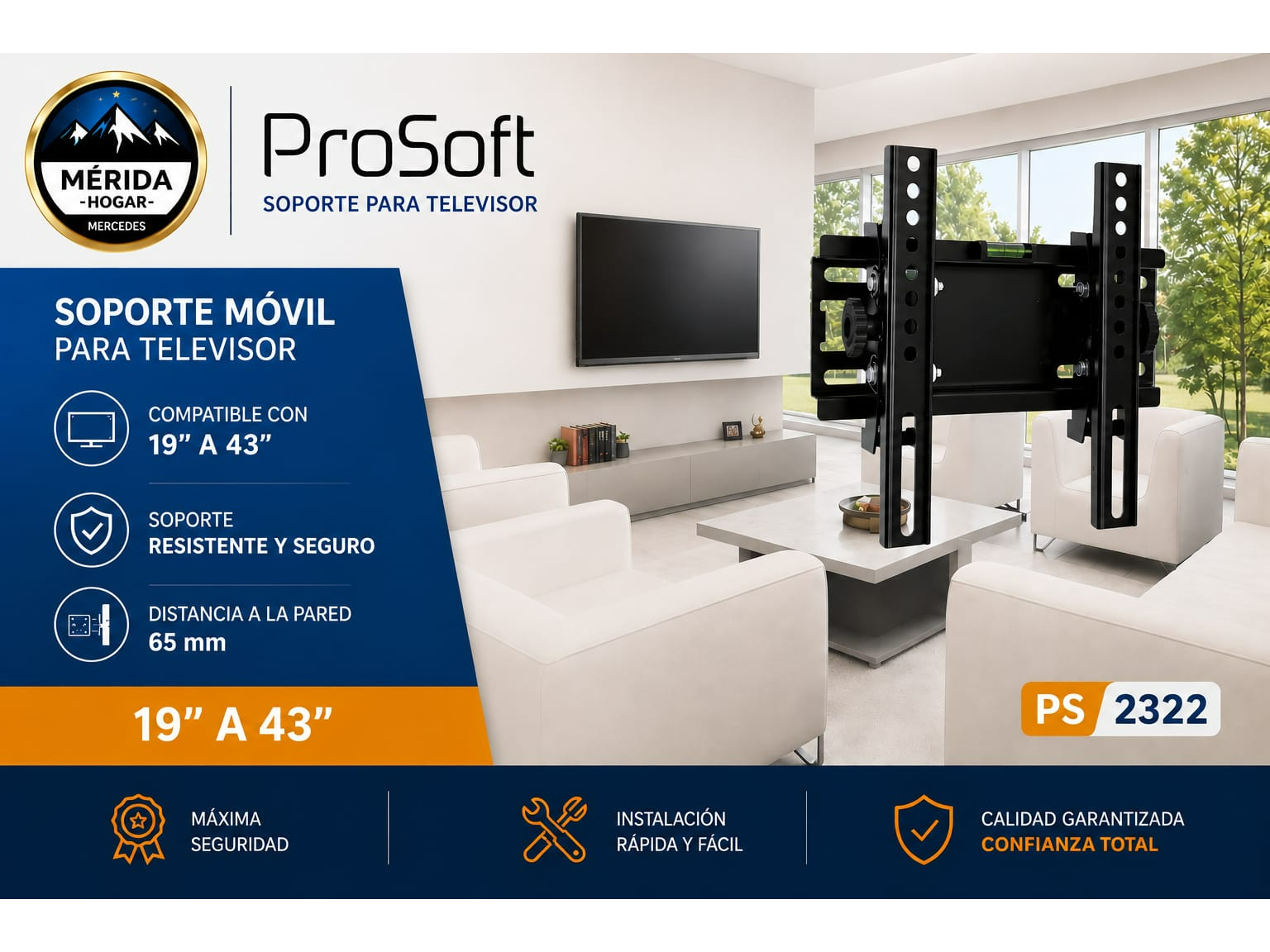 Soporte para Televisor ProSoft