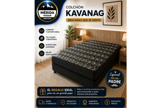 Colchón + Sommier Kavanag de Merida Hogar Mercedes