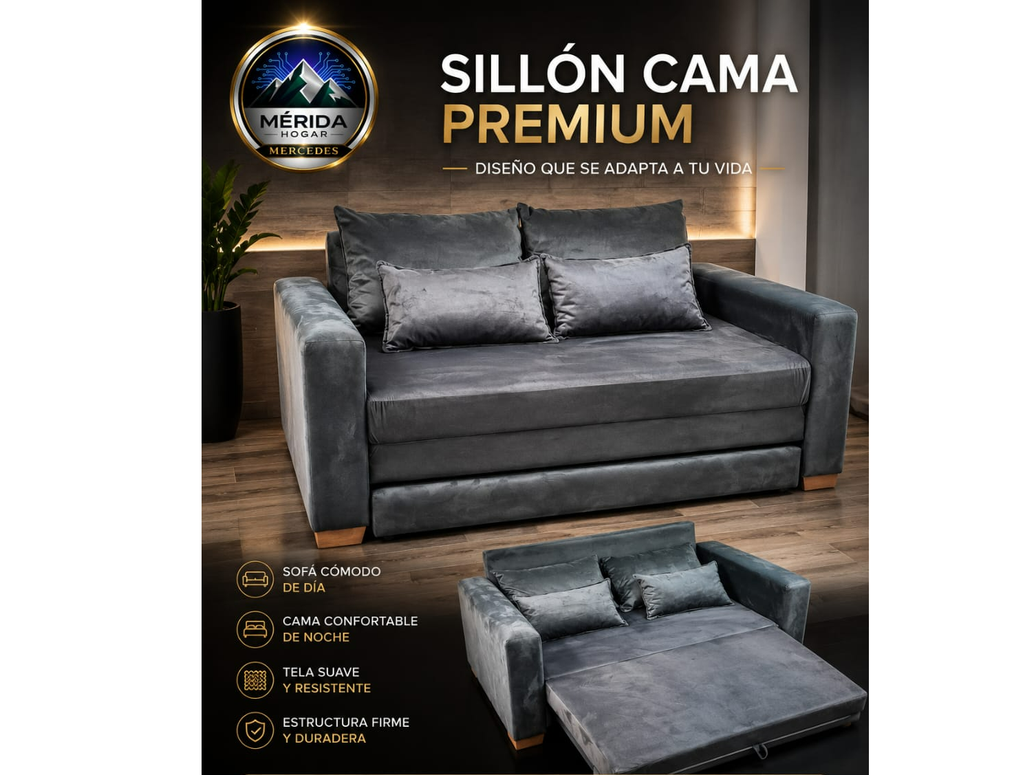 Sillon Cama Premium