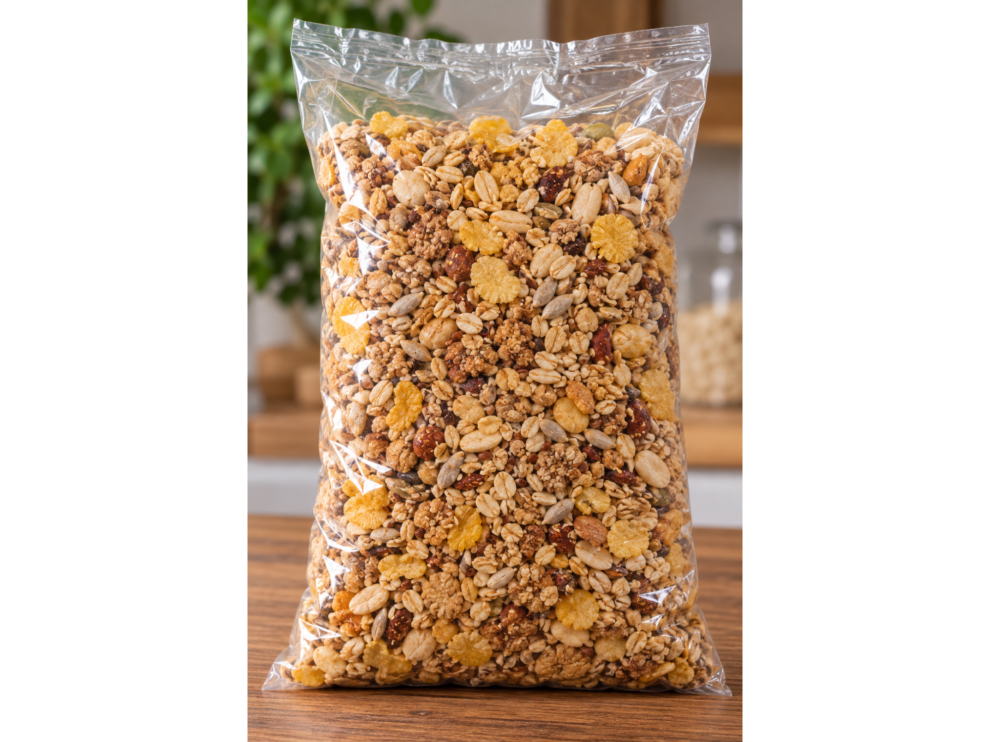 Granola sin pasas ni maní