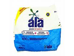 JABON DE ROPA ALA BLANQUEADOR 400GR