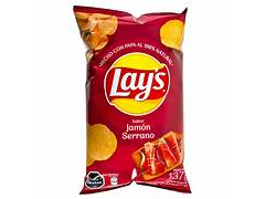 PAPAS LAYS JAMON SERRANO 77GR