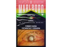 CIGARRILOS MARLBORO CRAFTED BOX CORAL 20