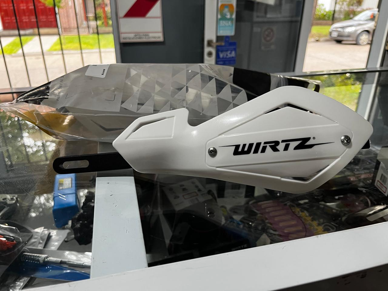 CUBRE MANOS SHOCK METAL BLANCO (WIRTZ)