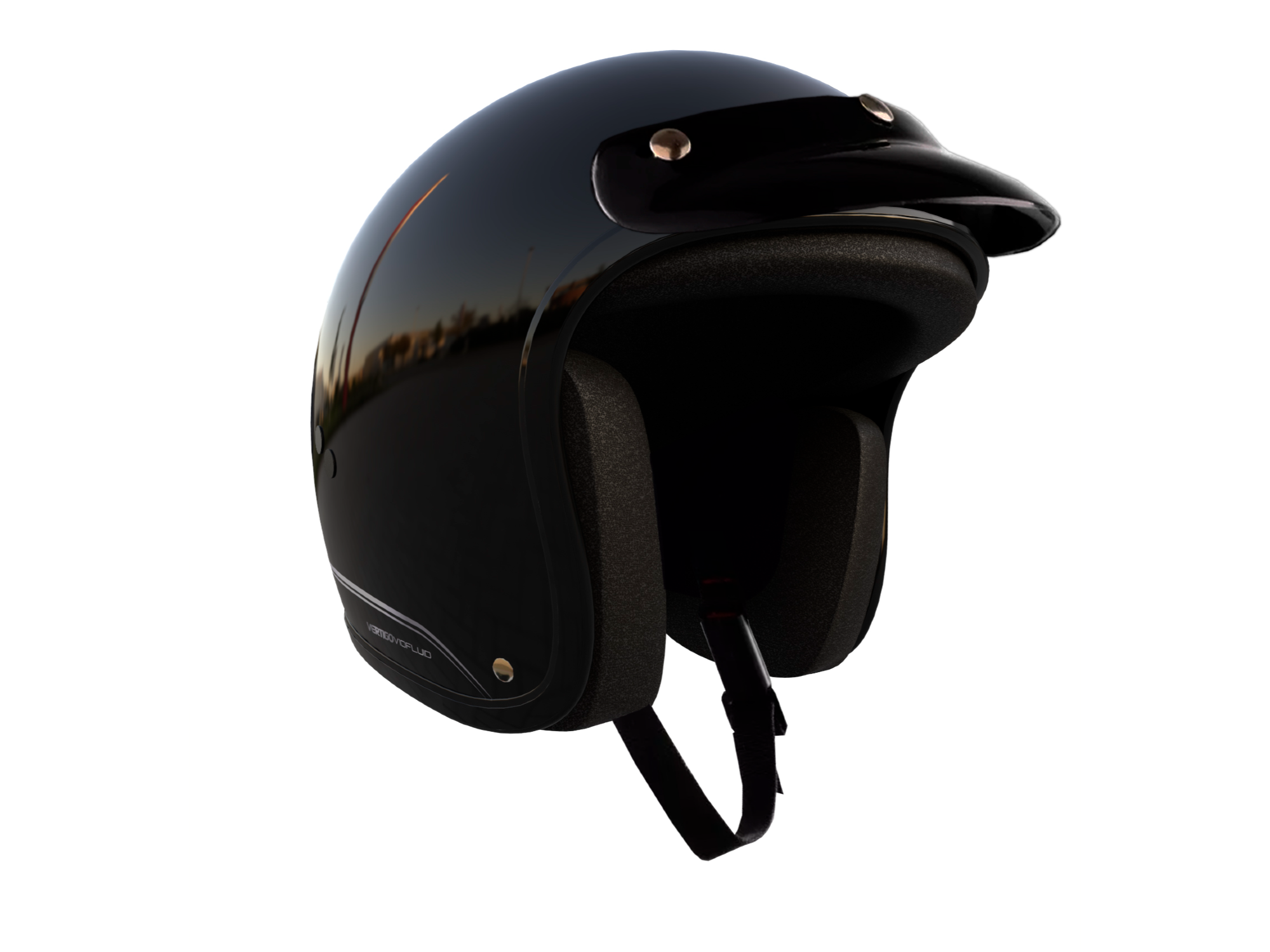 CASCO V10 FLUID ABIERTO NEGRO "S" VERTIGO IK1000