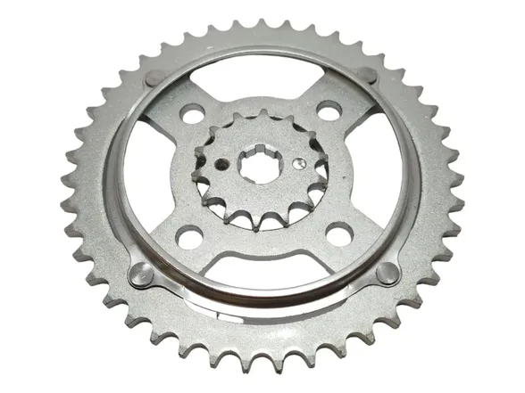 KIT CORONA Y PIÑON CG125TITAN (CON PROTECTOR) 14/44