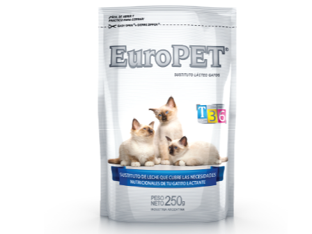 Sustituto Lácteo Gatos Europet 250 gr.