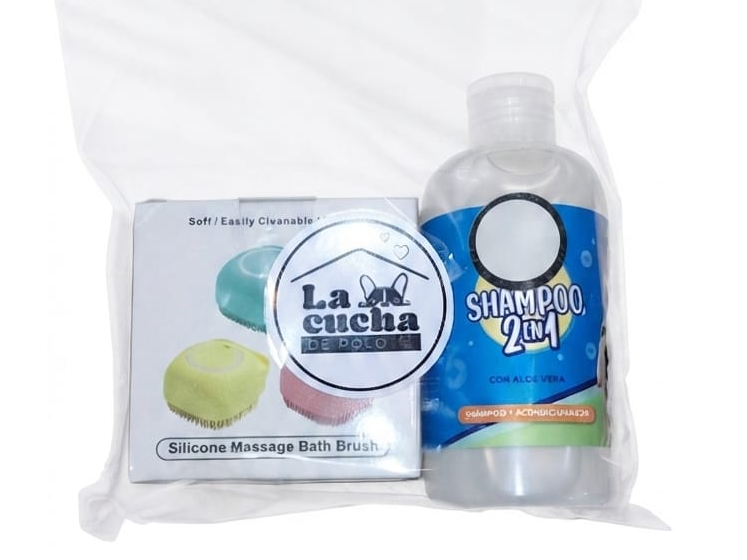 Shampoo 2 en 1 + Cepillo Silicona