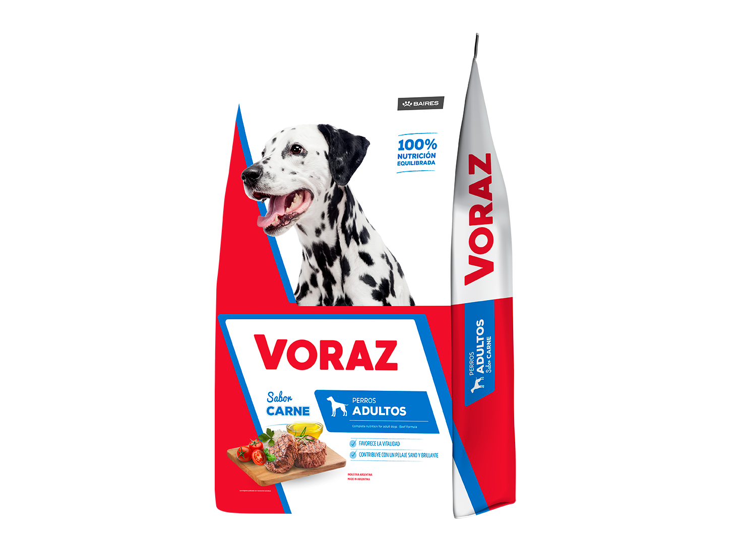 Voraz perro adulto