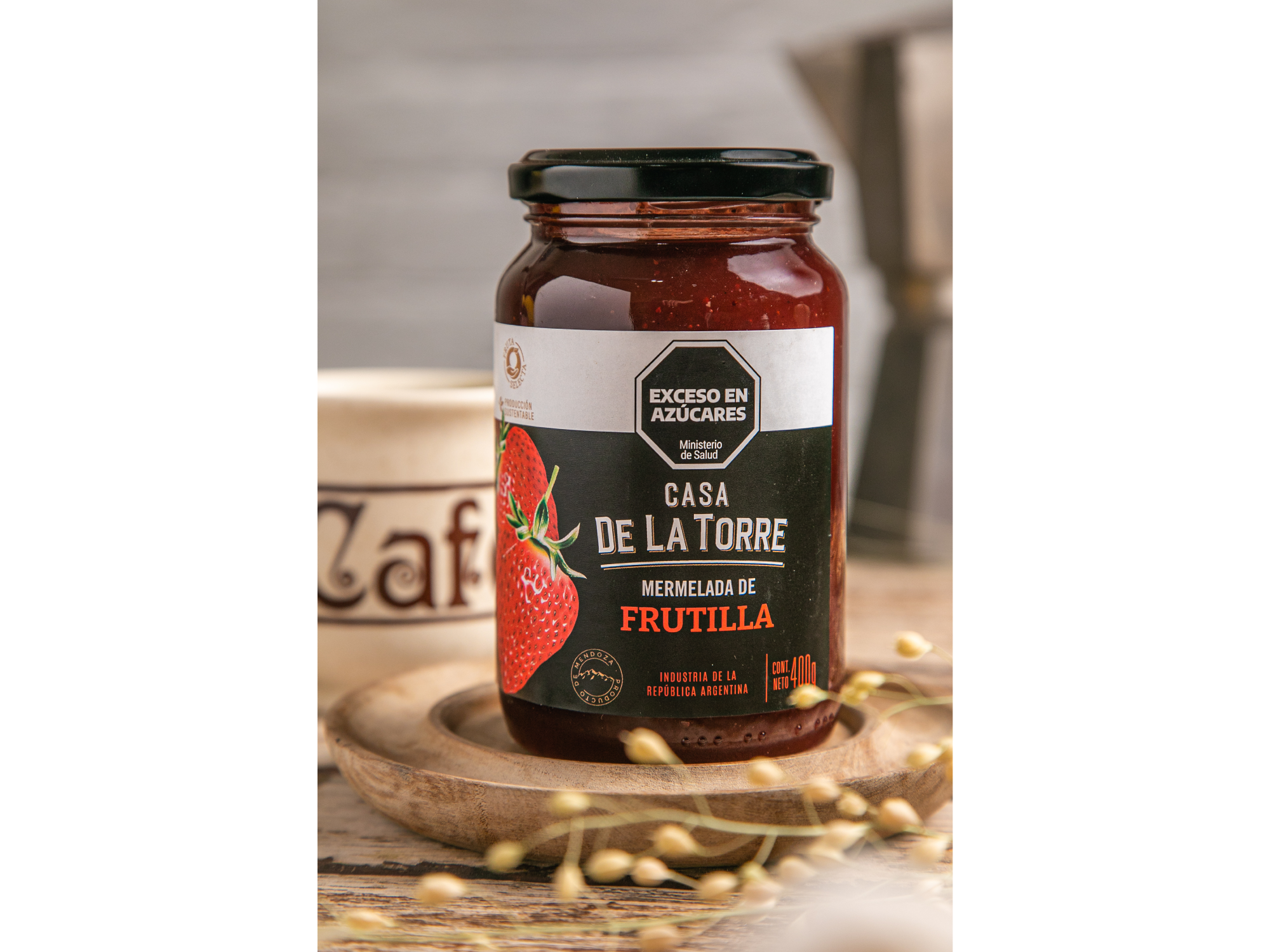 CASA DE LA TORRE MERMELADA DE FRUTILLA 400G