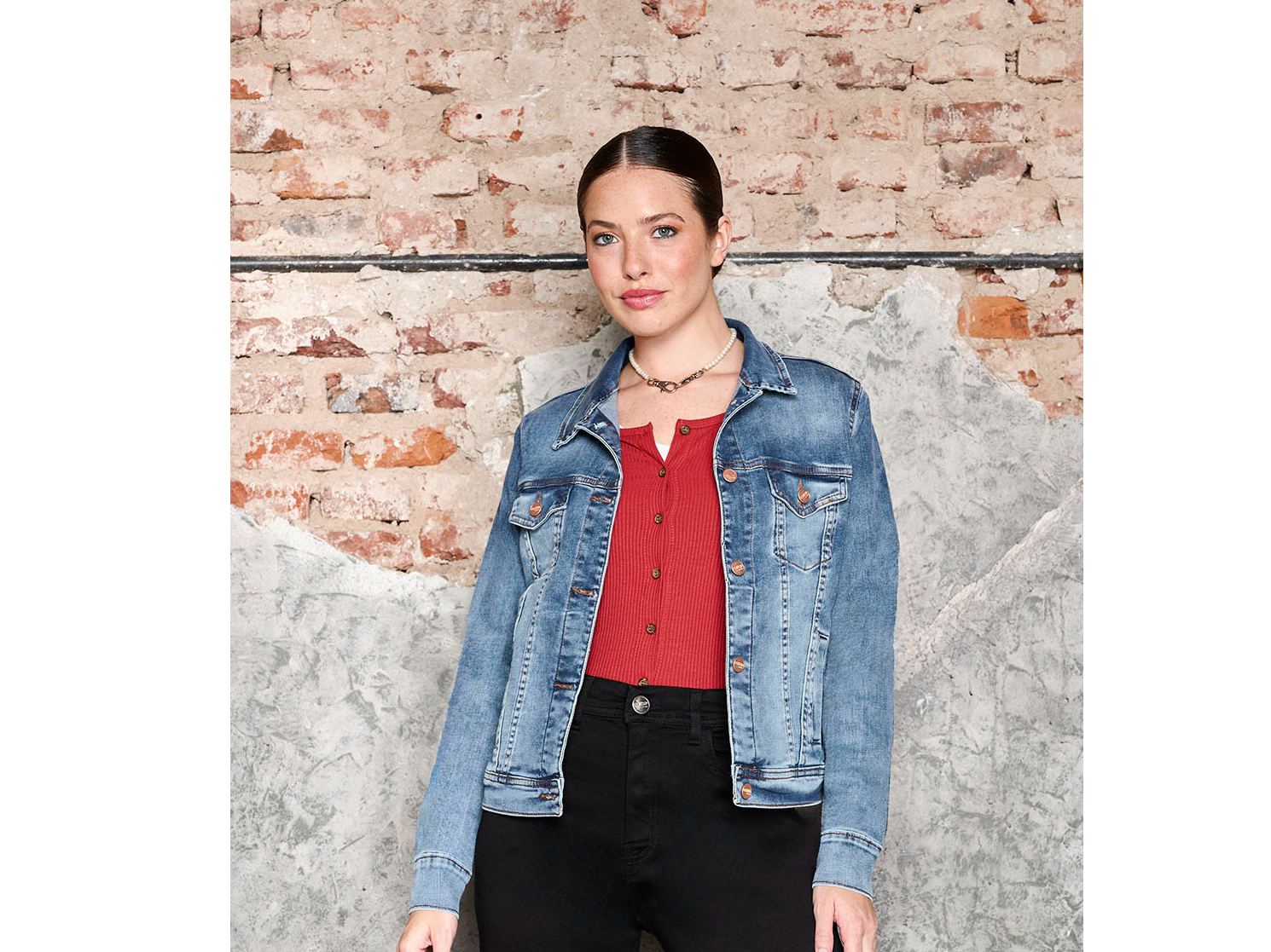 CAMPERA JEAN NEVADA ELASTIZADA