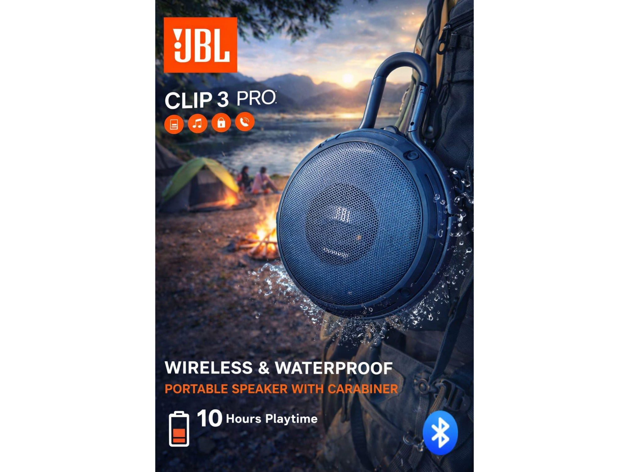PARLANTE SPEAKER SIMIL JBL CLIP 3 PRO WATERPROOF 🔊🔈🔊
