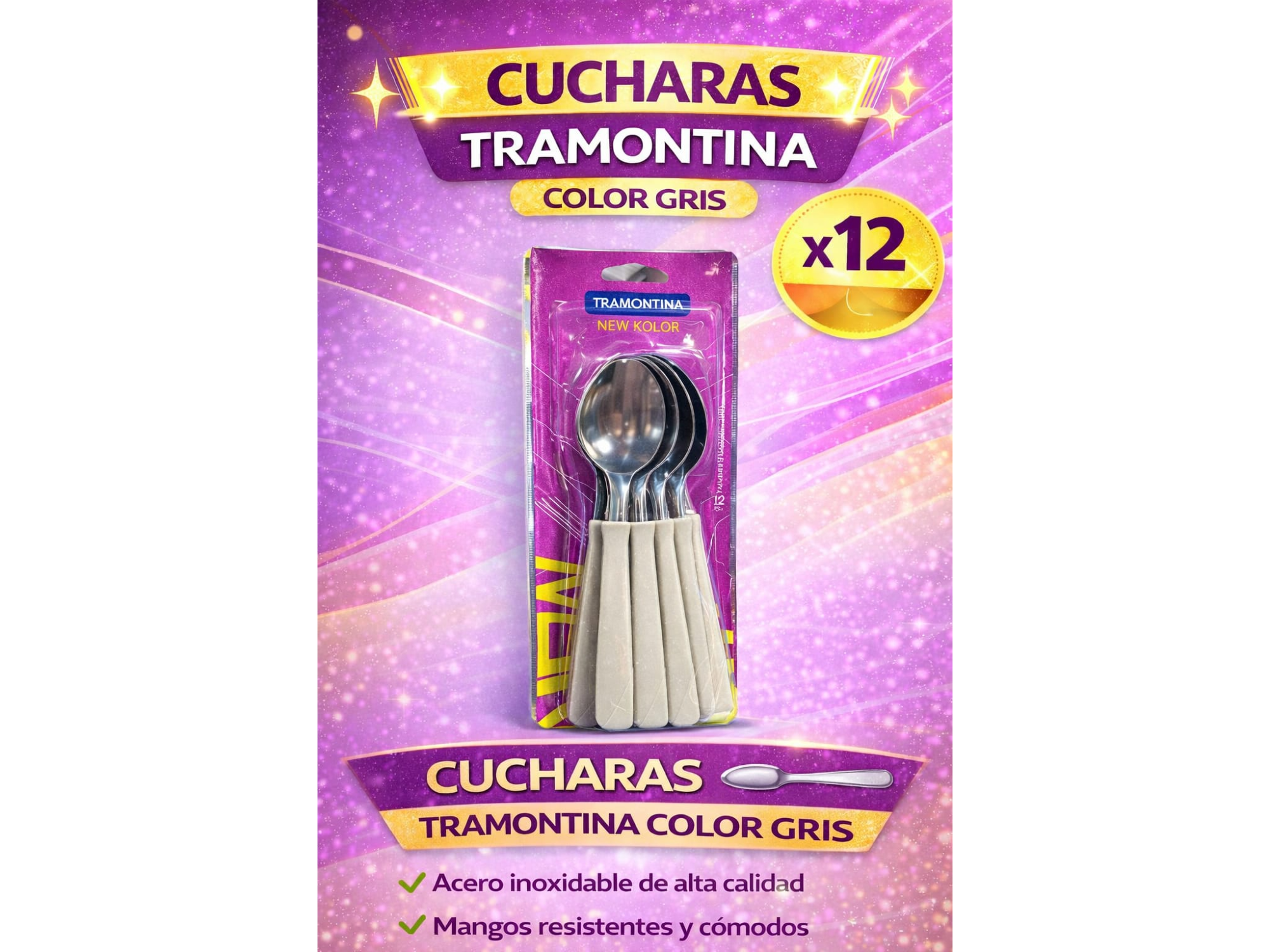 SET DE CUCHARAS X 12 TRAMONTINA