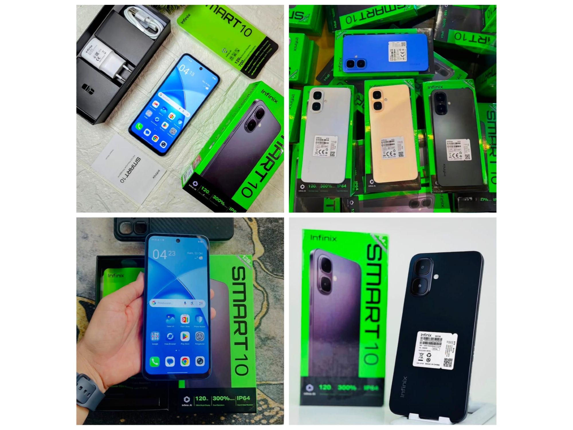 CELULAR INFINIX SMART 10  4+4GB DE RAM / 128GB DE INTERNA