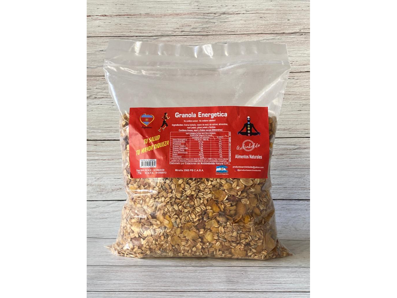 GRANOLA ENERGETICA  ARCHIMBOLDO