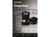SANDWICHERA SUONO 750 W MODELO HOG0225NEG