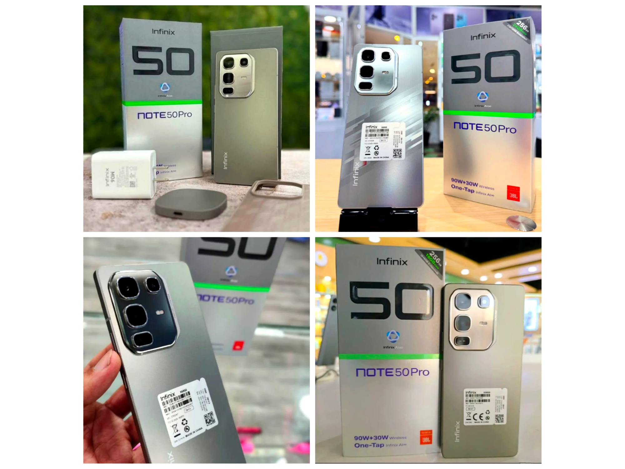 CELULAR INFINIX NOTE 50 PRO 8+8GB DE RAM / 256GB DE INTERNA - PROCESSOR MEDIATEK HELIO G100 ULTIMATE - SOPORTA NFC COLOR RACING EDITION
