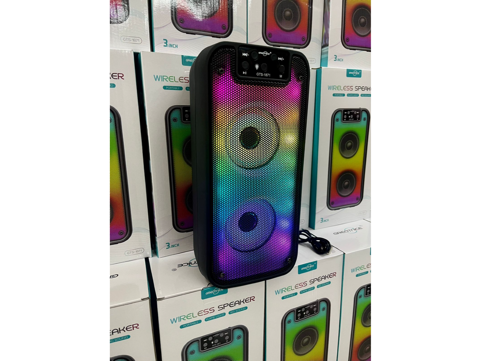 PARLANTE TORRE 3" X 2 - GTS1871 GREATNICE 🔊🔈🔊