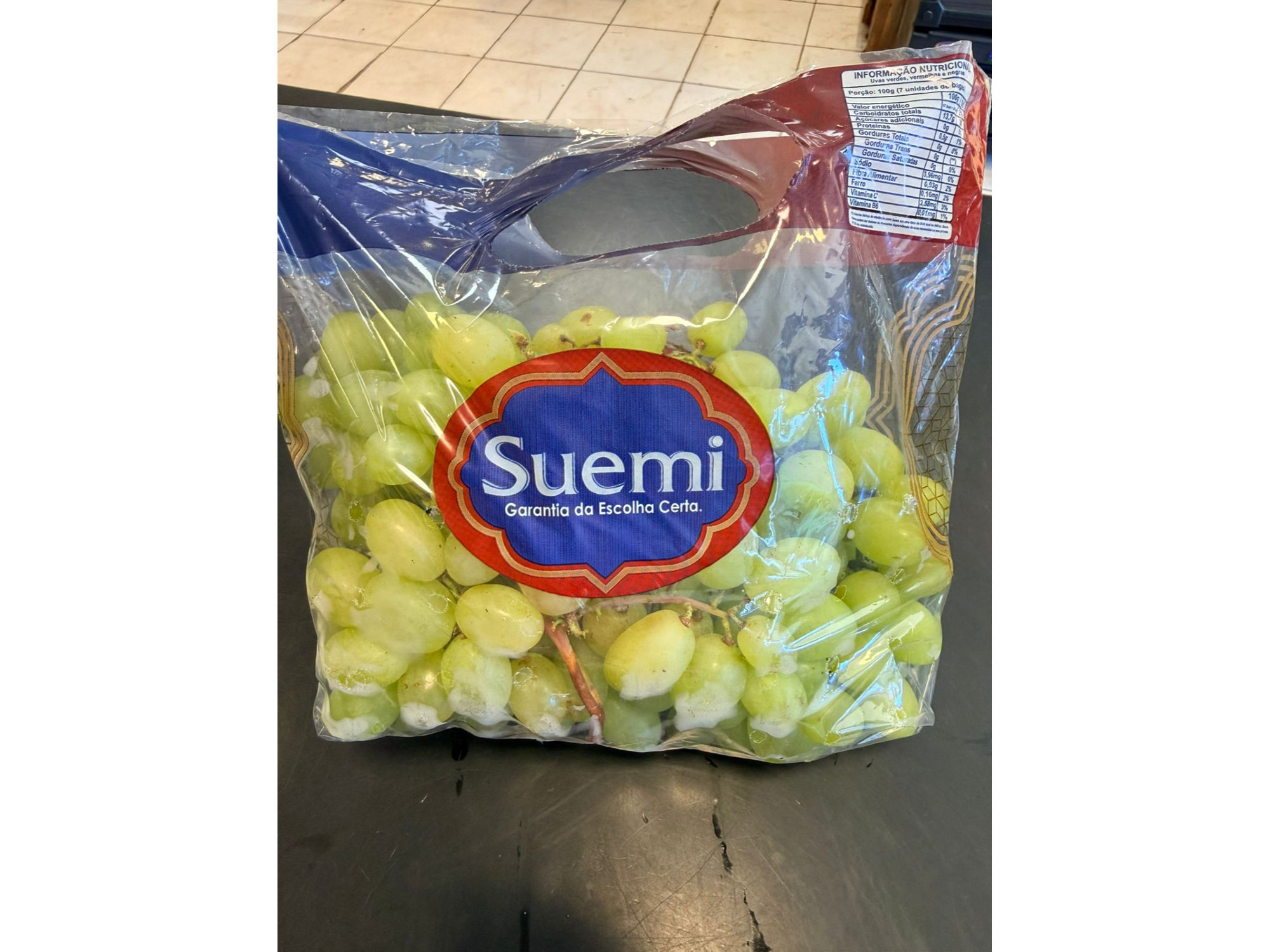 UVA BLANCA SIN SEMILLAS EN BOLSITAS DE 1 KG APROX
