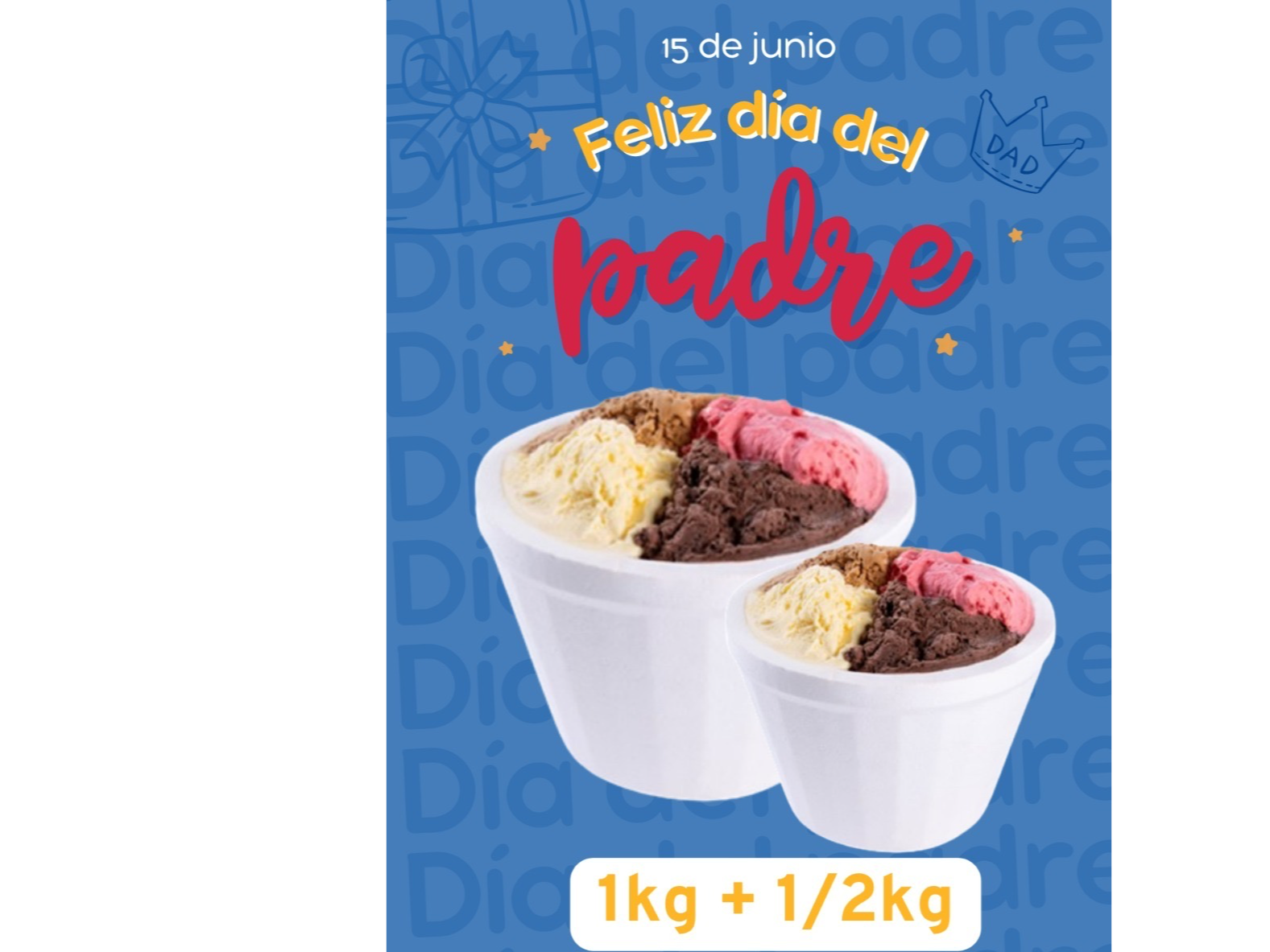 1 kg + 1/2