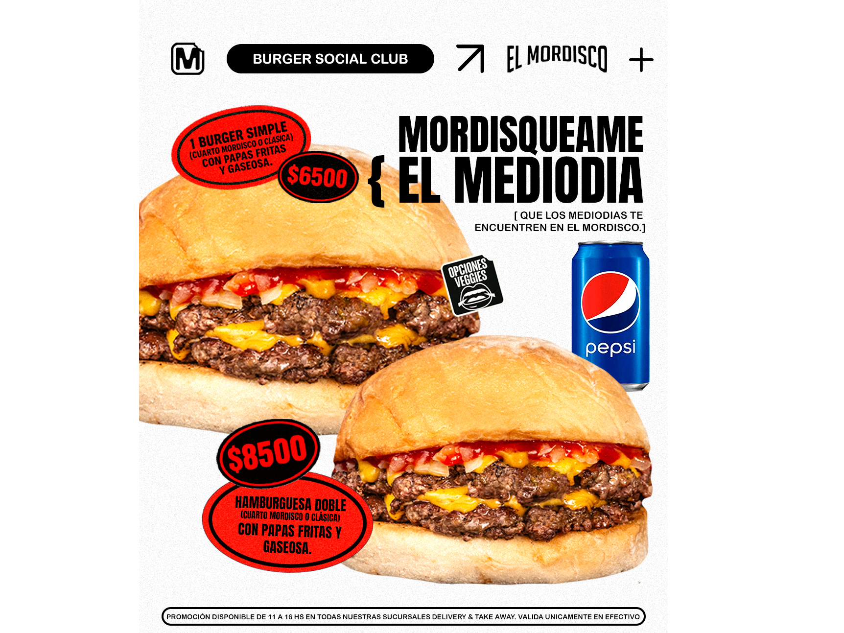 PROMOS DEL MEDIODIA: ¡BURGER!
