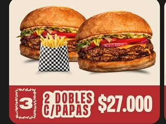 COMBO BURGER NRO 3