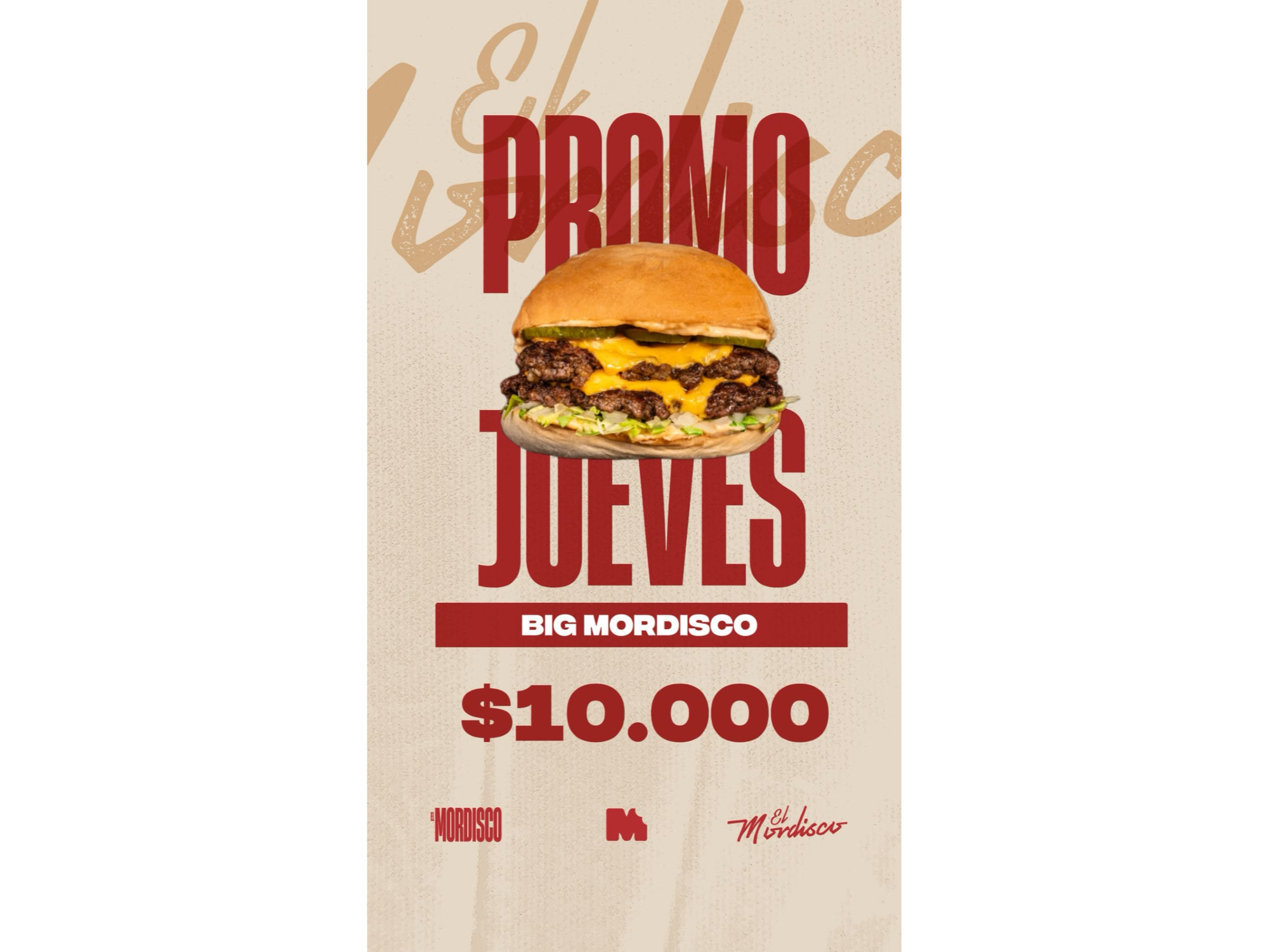 ¡PROMO JUEVES: CUARTO MORDISCO DOBLE!