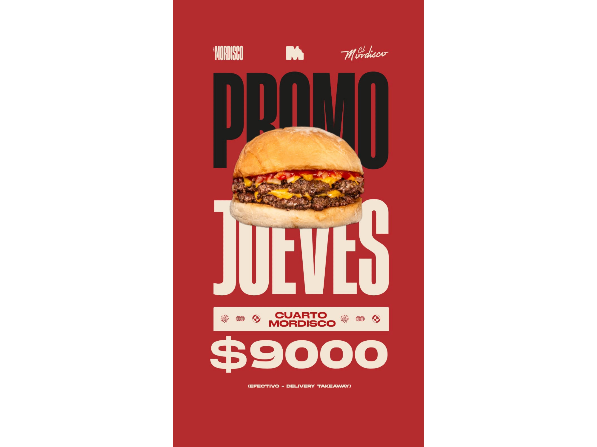 ¡PROMO JUEVES: CUARTO MORDISCO DOBLE!