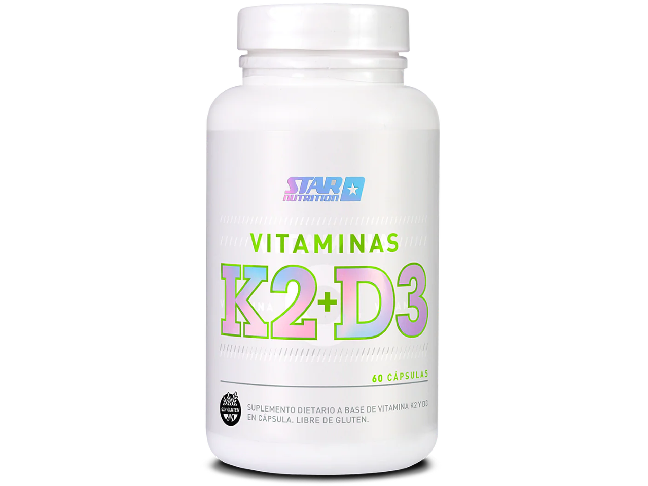 Vitaminas K2+D3 - 60 Cápsulas
