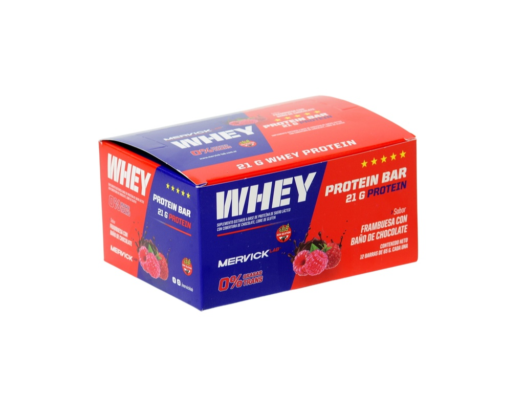 Whey protein bar  x 12 unidades (21 gr Proteina)