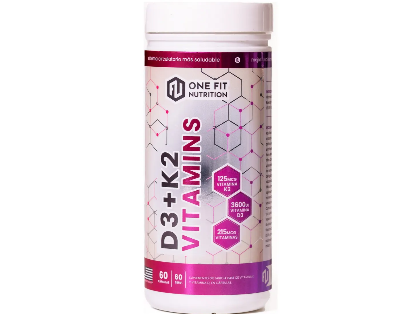 D3 + K2 Vitamins One Fit 60 caps