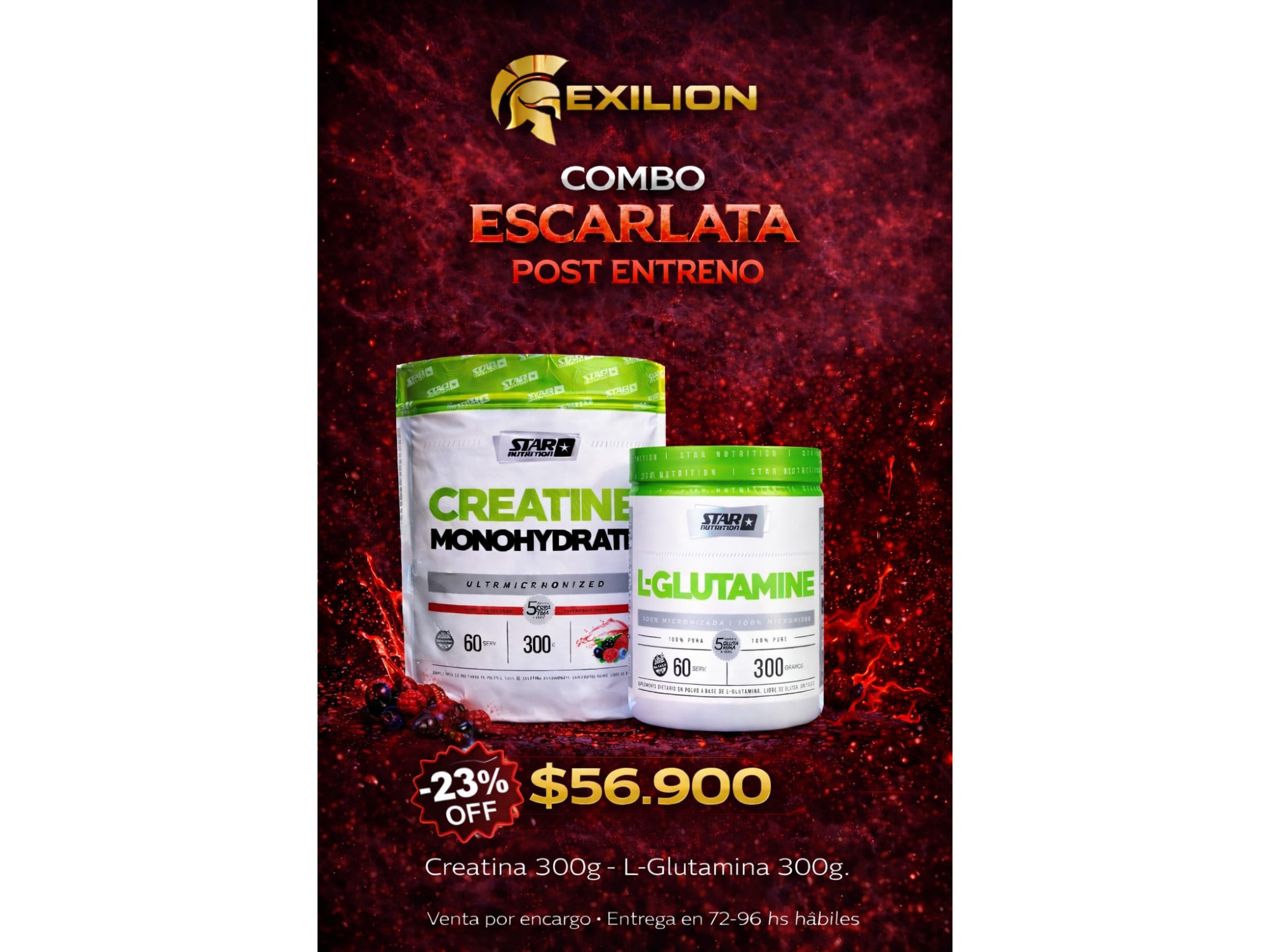 ESCARLATA POST-ENTRENO