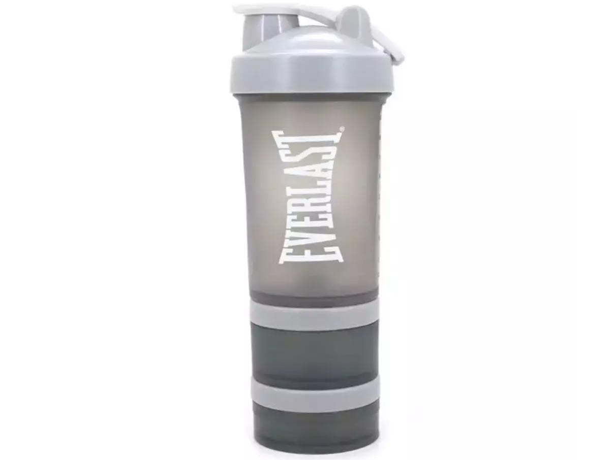 Shaker Everlast con Doble Compartimento - Vaso Mezclador Premium