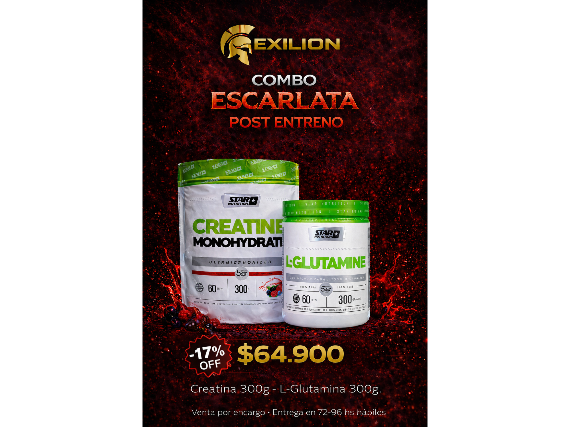 ESCARLATA POST-ENTRENO