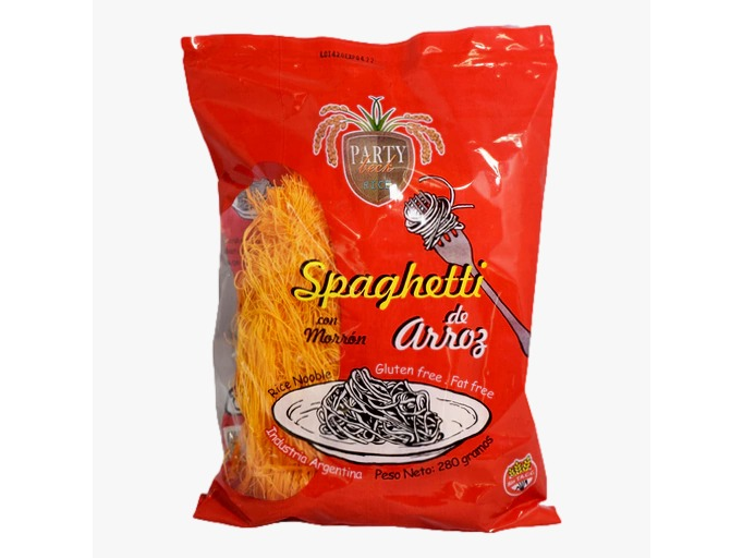 spaghetti de arroz morrón x280g