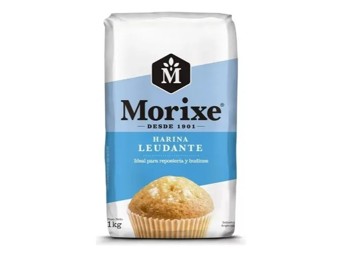 harina leudante 1kg - morixe