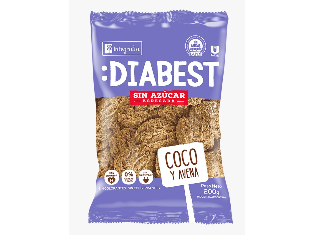 coco y avena 200g -diabest