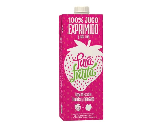 manzana y frutilla 1lt