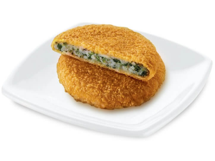 medallones de merluza, espinaca y queso