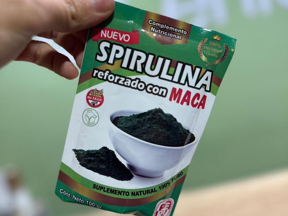 spirulina reforzada con maca