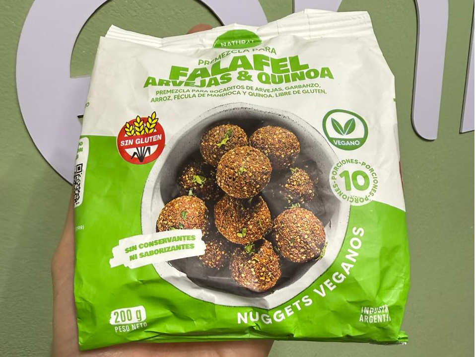 falafel arvejas y quinoa 200g - natural pop