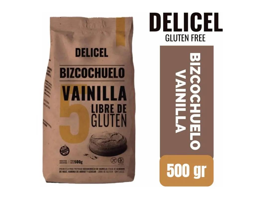 bizcochuelo vainilla x500g