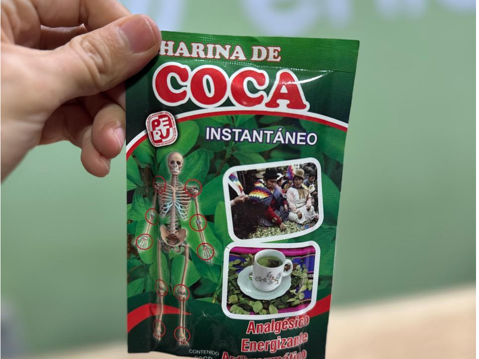 harina de coca instantánea